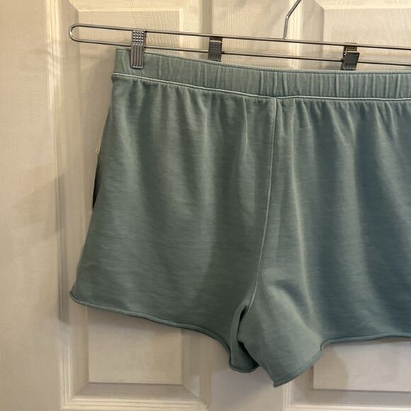 NWT Universal Thread Womens Aqua Blue Sweat Shorts Size Large Drawstring Pockets - Picture 13 of 16